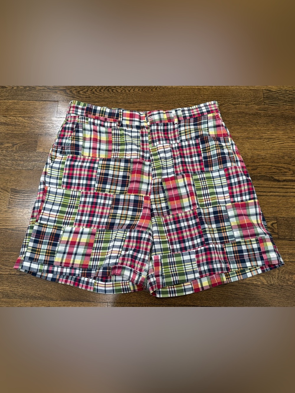 Daniel Cremieux Multicolor Plaid Shorts